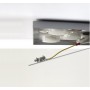 Plafoniera Cattaneo Cattaneo FuoriSquadra 764/64PA Bianca, Sistema LED 49,5W, Luce calda, 4180 Lumen, Metallo, MADE IN ITALY