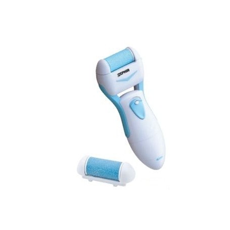 Rullo pedicure professionale a batterie con 2 rulli in dotazione Zephir ZHC2008, Forma ergonomica, Pochette inclusa: Coppolav.it