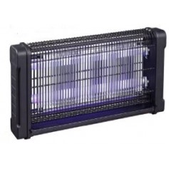 Zanzariera Lampada Insetticida per zanzare ed insetti con due neon da 20W Zephir IK040, 40W, Ganci per sospenderla: Coppolav.it