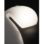 Vistosi Bissona LT Lampada da tavolo decorativa con linee, Vetro artigianale lavorato a mano, 1 G9, Moderna e luminosa
