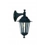 Lanterna da parete per esterno nera rivolta verso il basso Philips Massive Peking, E27, Alluminio, IP44: Coppolav.it
