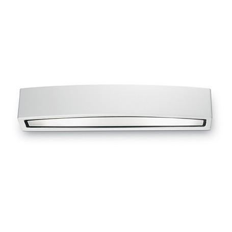Lampada da parete per esterno Ideal Lux Andromeda AP2 Bianca, 2 E27, Struttura in alluminio pressofuso, IP55, Diffusori in vetro