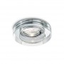 Faretto da incasso Ideal lux Blues Round con vetro cristallo trasparente, 1 GU10, Diametro 95 mm, Tondo