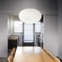 Sospensione Ideal Lux Candy SP1 D40 con vetro bianco soffiato e montatura in metallo cromo satinato, 1 E27, Diametro 40 cm