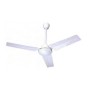 Ventilatore da soffitto bianco con 3 pale in metallo e comando a muro Zephir ZFS8120