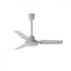 Ventilatore a soffitto con comando a muro e 3 pale diametro 121 cm Zephir ZFS8120, 5 Velocità, Bianco