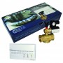 Rilevatore fughe di gas GPL da parete con elettrovalvola da 1/2" Orbis Kit Twist OB515312 con segnalazione ottica ed acustica