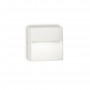 Lampada da parete per esterno Ideal Lux Down AP1 Bianco, 1 G9, Struttura in alluminio pressofuso, Luce verso il basso, IP44