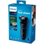 Rasoio elettrico Wet&Dry ricaricabile Philips S5100, 40 min autonomia, rasatura a secco, testina a 5 direzioni