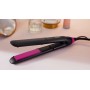 Piastra per capelli con piastre da 100 mm ricoperte in ceramica e cheratina Philips BHS375, 2 temperature, 220°C: Coppolav.it