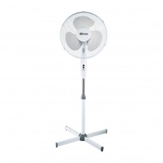 Termozeta TZWZ01N Ventilatore Piantana Diametro 40 cm, Oscillante, 40W, 3 pale, Altezza regolabile 120 cm, 3 Velocita