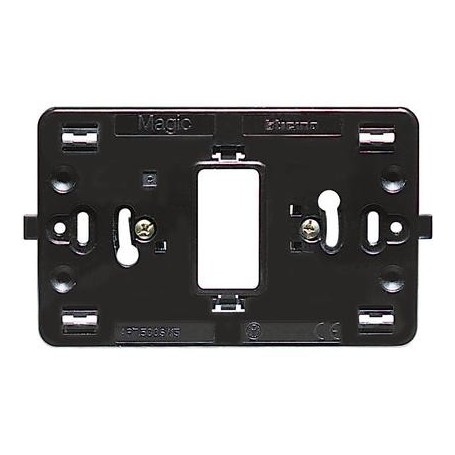 Bticino Magic 500S/13 Supporto per cassetta tonda, Diametro 65 mm, 1 modulo, Serie Civili, MADE IN ITALY, IMQ: Coppolav.it