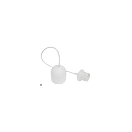 Kit sospensione composto da pendel bianco con portalampada E27 filettato e 80 cm di cavo FAEG FG24142: Coppolav.it