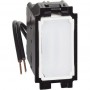 Invertitore Bticino Living Now K4004L, Illuminato da LED Bianco, Senza Cover, 250V AC, 1 Modulo, 16AX, MADE IN ITALY, IMQ