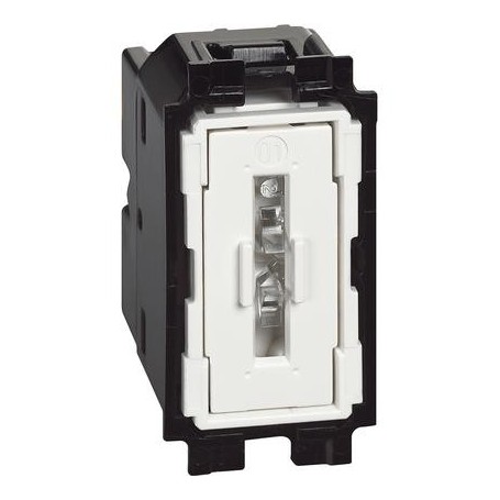 Pulsante Bticino Living Now K4034, Senza Cover, 250V AC, 1 Modulo, 10A, 1P NO, 1P NC, Illuminabile, MADE IN ITALY: Coppolav.it