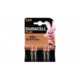 Duracell Plus MN2400 Batterie Ministilo AAA, Lunga durata per uso quotidiano, Batterie alcaline