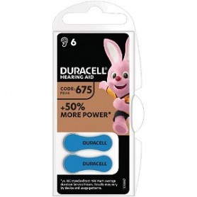 BATTERIA DA675 DURACELL