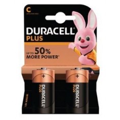 Duracell Plus MN1400 C Mezza Torcia Batterie alcaline, Lunga durata per uso quotidiano