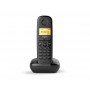 Gigaset A170 Nero Telefono cordless con display illuminato e batteria a lunga durata, Rubrica a 50 contatti, MADE IN GERMANY