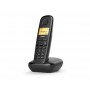 Gigaset A170 Nero Telefono cordless con display illuminato e batteria a lunga durata, Rubrica a 50 contatti, MADE IN GERMANY