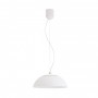 Sospensione bianca LED Integrato 27W Luce calda Eglo Marghera 39288, 3000K, 3000 Lumen, diametro 44,5 cm, forma a campana