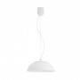 Sospensione Eglo Marghera 39288 Bianca, Sistema LED Integrato 27W, Luce calda, 3000 Lumen, Diametro 45 cm, Forma a campana, IP20