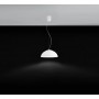 Sospensione bianca LED Integrato 27W Luce calda Eglo Marghera 39288, 3000K, 3000 Lumen, diametro 44,5 cm, forma a campana