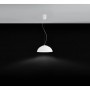 Sospensione Eglo Marghera 39288 Bianca, Sistema LED Integrato 27W, Luce calda, 3000 Lumen, Diametro 45 cm, Forma a campana, IP20