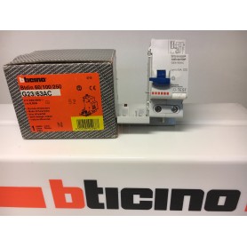 Bticino G23/63AC Salvavita Interruttore Differenziale 63A Bipolare Modulare, 230/400V, 2 Moduli, 2P, IMQ: Coppolav.it