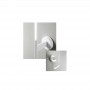 Applique moderno orientabile fino a 300° bianco Perenz Ramon 6654BCL, 2 Sistemi LED Integrati da 6W e 3W, Luce calda Coppolav.it