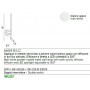 Applique moderno orientabile fino a 300° bianco Perenz Ramon 6654BCL, 2 Sistemi LED Integrati da 6W e 3W, Luce calda Coppolav.it