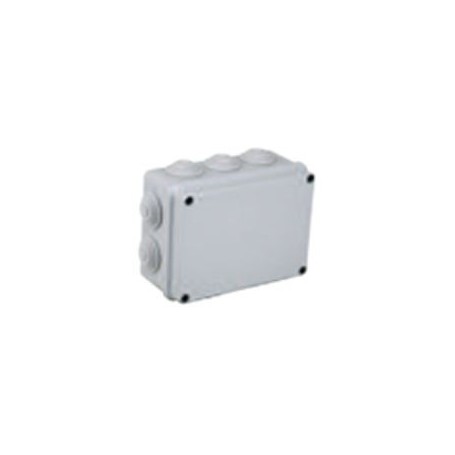 FAEG FG13405 Scatola stagna di derivazione con passacavi da parete IP55, 150 mm x 110 mm, Doppio isolamento, Grigio Chiaro