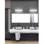 Lume con paralume plissettato e base cromata Ideal Lux Eternity TL1 Big, E27