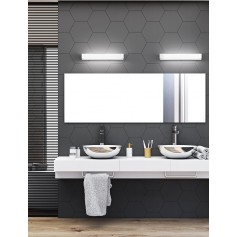 Applique da parete orientabile moderno e semplice Perenz Sway 6630 BCT, 17W LED, Luce calda-Naturale-Fredda, 1275 Lumen, Bianco