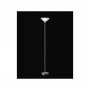 Lume con paralume plissettato e base cromata Ideal Lux Eternity TL1 Big, E27