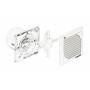 Aspiratore con kit adattatore per tubazioni da 80-100-120 mm Fantini Cosmi AP3100, Installazione a parete, soffitto o vetro