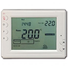 Cronotermostato WiFi con App per il controllo remoto e ampio display da 3.8 pollici retroilluminato Bravo EuropeNet 93003102