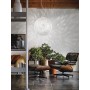 Sospensione Vistosi Rina SP 45C Bianca, Vetro realizzato con tecnica delle murrine, 3 E27, MADE IN ITALY, Elegante e semplice