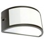 Lampada da parete o soffitto per esterno nera GreenLight 08594,1 E27, Diffusore in termoplastica , Alluminio Pressofuso, IP44