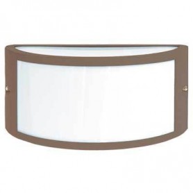 Lampada da parete o soffitto per esterno Marrone GreenLight 77500,1 E27, Diffusore in termoplastica , Alluminio Pressofuso, IP44