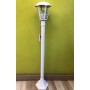 Lampione Bianco per esterno Alto 1000 mm GreenLight 08688,1 E27, Diffusore trasparente, Alluminio Pressofuso, IP44