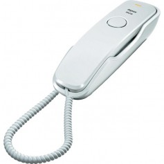 Telefono a filo bianco Gigaset DA210, Memorizza fino a 10 numeri, Fissaggio a muro, Ripetizione dell'ultimo numero: Coppolav.it