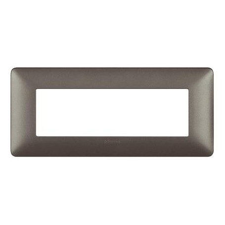 Placca Bticino Matix AM4806MIR 6 moduli Iron, Tecnopolimero, 6 Posti, Serie Civili, MADE IN ITALY: Coppolav.it
