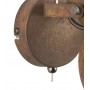 Faretto orientabile color Ruggine con interruttore sulla base Globo Lighting Celine 54652-1,1 E14, Design Classico: Coppolav.it