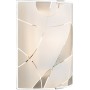 Lume con paralume plissettato e base cromata Ideal Lux Eternity TL1 Big, E27