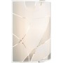 Lume con paralume plissettato e base cromata Ideal Lux Eternity TL1 Big, E27