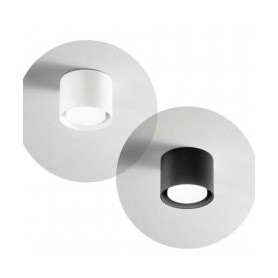 Plafoniera spot cilindro Bianco con portalampade orientabile Perenz Geo 6740 B, 1 GX53, IP20, Struttura in alluminio