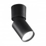 Faretto spot cilindro Nero orientabile fino a 90° Perenz Connect 6810 N, 1 GU10, IP20, Struttura in alluminio: Coppolav.it