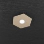 Lume con paralume plissettato e base cromata Ideal Lux Eternity TL1 Big, E27