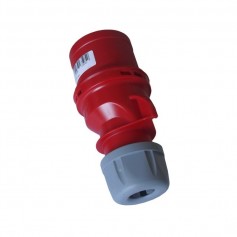 Spina volante industriale rossa 3P+N+T 32A 400V IP44 FAEG FG23505, Alveoli in ottone, -25°C +60°C, IK 8